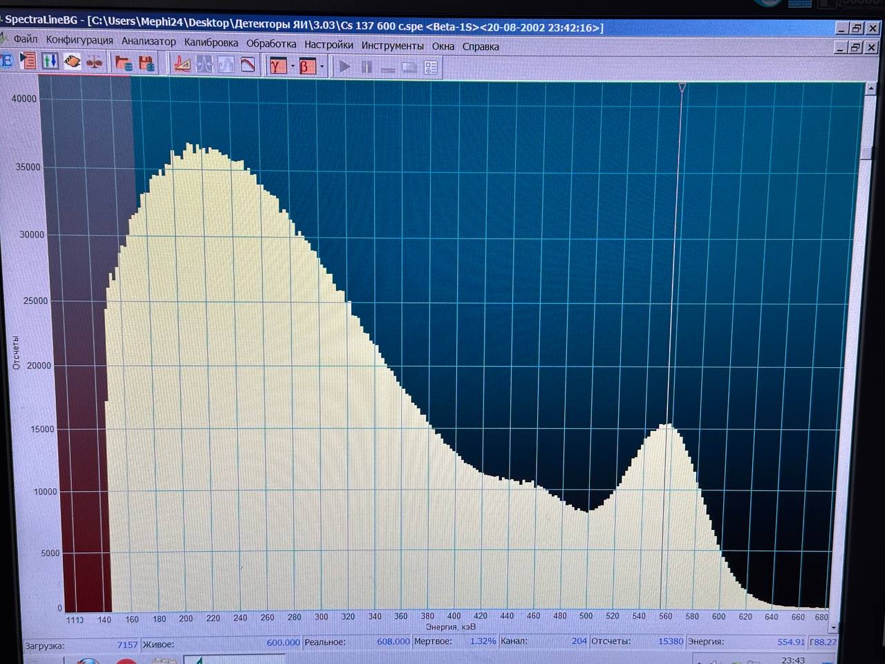 Детектор из особо чистого германия (ОЧГ)